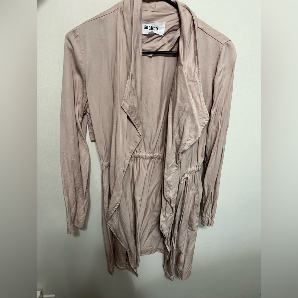 BB Dakota women’s pink jacket with drawstring